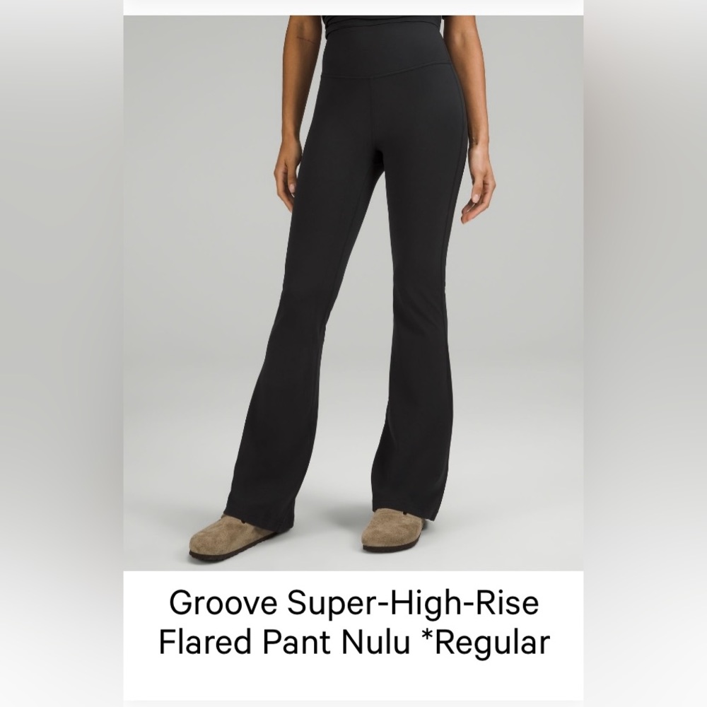 Lululemon Authentic Groove Super High Rise Flared Pant Nulu